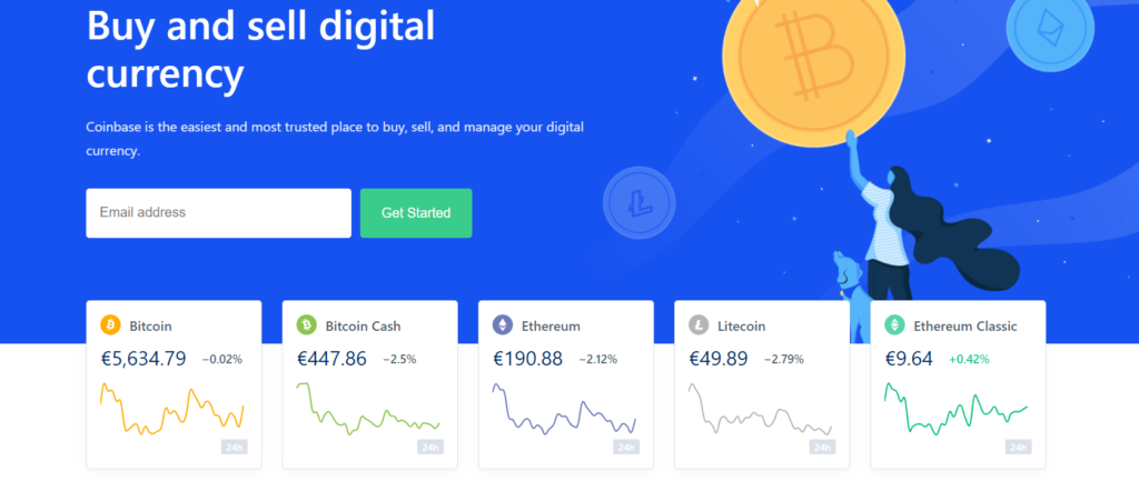 coinbase charts